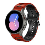 カーブテクスチャー シリコンウォッチバンド、Samsung Galaxy Watch 5 44mm用、Samsung Galaxy Watch 5 40mm用、Samsung Galaxy Watch 5 Pro 45mm用