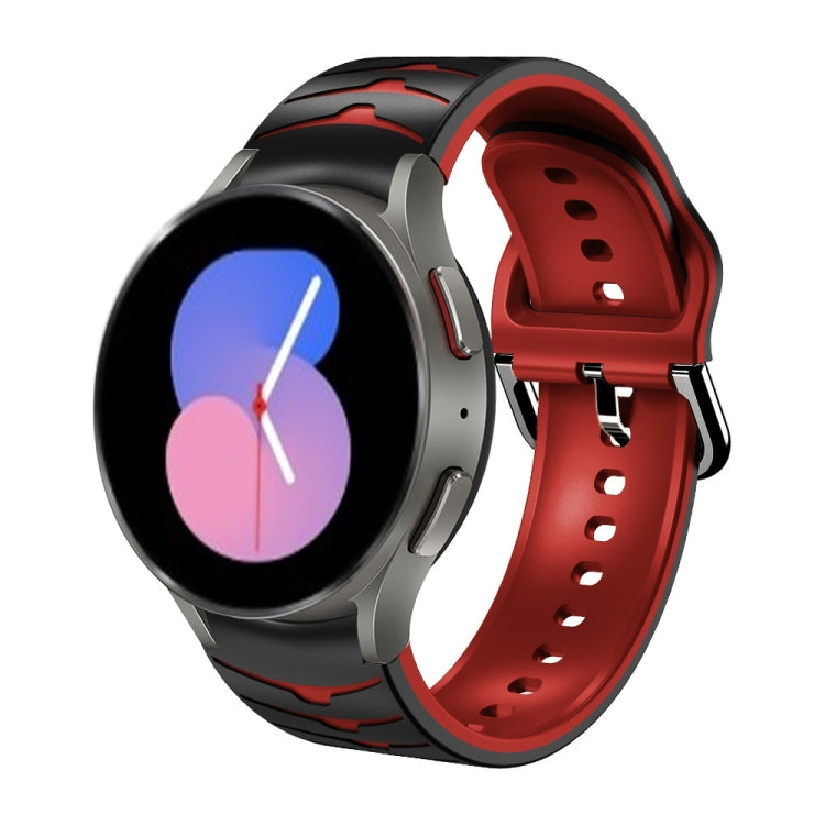 カーブテクスチャー シリコンウォッチバンド、Samsung Galaxy Watch 5 44mm用、Samsung Galaxy Watch 5 40mm用、Samsung Galaxy Watch 5 Pro 45mm用