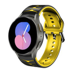カーブテクスチャー シリコンウォッチバンド、Samsung Galaxy Watch 5 44mm用、Samsung Galaxy Watch 5 40mm用、Samsung Galaxy Watch 5 Pro 45mm用