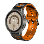 カーブテクスチャー シリコンウォッチバンド、Samsung Galaxy Watch 5 44mm用、Samsung Galaxy Watch 5 40mm用、Samsung Galaxy Watch 5 Pro 45mm用