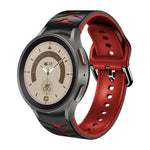 カーブテクスチャー シリコンウォッチバンド、Samsung Galaxy Watch 5 44mm用、Samsung Galaxy Watch 5 40mm用、Samsung Galaxy Watch 5 Pro 45mm用