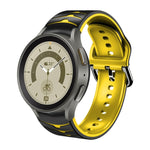 カーブテクスチャー シリコンウォッチバンド、Samsung Galaxy Watch 5 44mm用、Samsung Galaxy Watch 5 40mm用、Samsung Galaxy Watch 5 Pro 45mm用