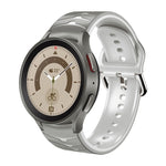 カーブテクスチャー シリコンウォッチバンド、Samsung Galaxy Watch 5 44mm用、Samsung Galaxy Watch 5 40mm用、Samsung Galaxy Watch 5 Pro 45mm用