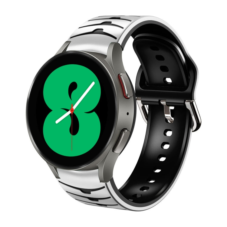 カーブテクスチャー シリコンウォッチバンド、Samsung Galaxy Watch 4 44mm用、Samsung Galaxy Watch 4 40mm用、Samsung Galaxy Watch 4 Classic 42mm用