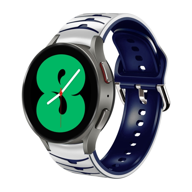 カーブテクスチャー シリコンウォッチバンド、Samsung Galaxy Watch 4 44mm用、Samsung Galaxy Watch 4 40mm用、Samsung Galaxy Watch 4 Classic 42mm用