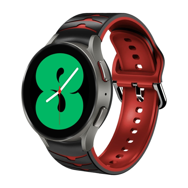 カーブテクスチャー シリコンウォッチバンド、Samsung Galaxy Watch 4 44mm用、Samsung Galaxy Watch 4 40mm用、Samsung Galaxy Watch 4 Classic 42mm用