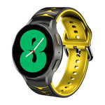 カーブテクスチャー シリコンウォッチバンド、Samsung Galaxy Watch 4 44mm用、Samsung Galaxy Watch 4 40mm用、Samsung Galaxy Watch 4 Classic 42mm用