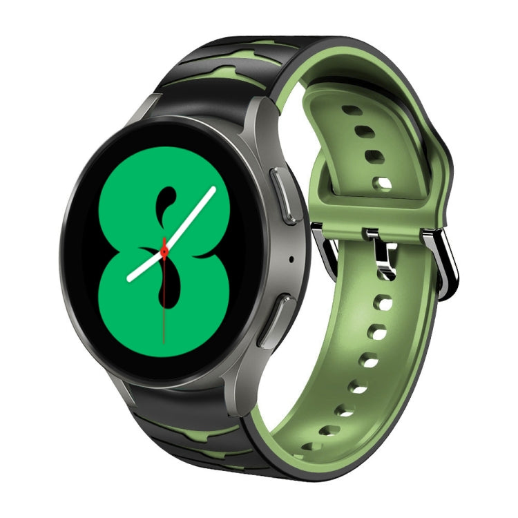 カーブテクスチャー シリコンウォッチバンド、Samsung Galaxy Watch 4 44mm用、Samsung Galaxy Watch 4 40mm用、Samsung Galaxy Watch 4 Classic 42mm用