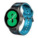 カーブテクスチャー シリコンウォッチバンド、Samsung Galaxy Watch 4 44mm用、Samsung Galaxy Watch 4 40mm用、Samsung Galaxy Watch 4 Classic 42mm用