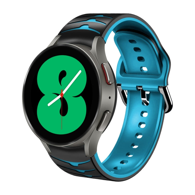 カーブテクスチャー シリコンウォッチバンド、Samsung Galaxy Watch 4 44mm用、Samsung Galaxy Watch 4 40mm用、Samsung Galaxy Watch 4 Classic 42mm用