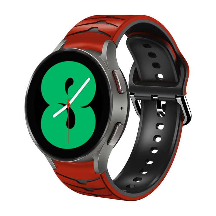 カーブテクスチャー シリコンウォッチバンド、Samsung Galaxy Watch 4 44mm用、Samsung Galaxy Watch 4 40mm用、Samsung Galaxy Watch 4 Classic 42mm用