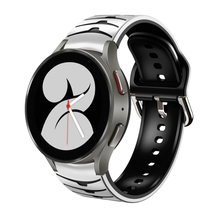 カーブテクスチャー シリコンウォッチバンド、Samsung Galaxy Watch 4 44mm用、Samsung Galaxy Watch 4 40mm用、Samsung Galaxy Watch 4 Classic 42mm用