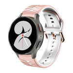 カーブテクスチャー シリコンウォッチバンド、Samsung Galaxy Watch 4 44mm用、Samsung Galaxy Watch 4 40mm用、Samsung Galaxy Watch 4 Classic 42mm用