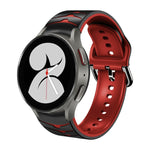 カーブテクスチャー シリコンウォッチバンド、Samsung Galaxy Watch 4 44mm用、Samsung Galaxy Watch 4 40mm用、Samsung Galaxy Watch 4 Classic 42mm用
