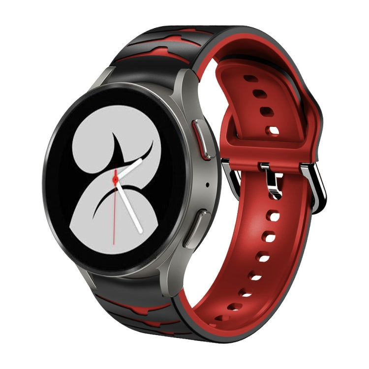 カーブテクスチャー シリコンウォッチバンド、Samsung Galaxy Watch 4 44mm用、Samsung Galaxy Watch 4 40mm用、Samsung Galaxy Watch 4 Classic 42mm用