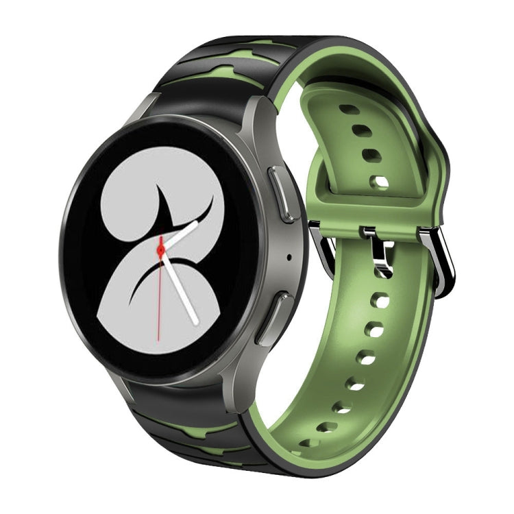 カーブテクスチャー シリコンウォッチバンド、Samsung Galaxy Watch 4 44mm用、Samsung Galaxy Watch 4 40mm用、Samsung Galaxy Watch 4 Classic 42mm用