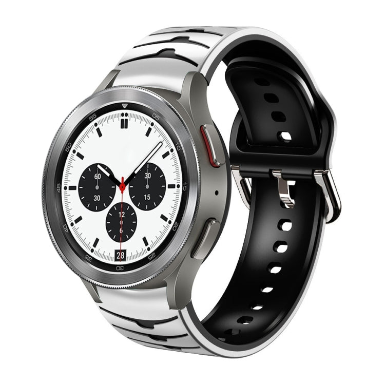 カーブテクスチャー シリコンウォッチバンド、Samsung Galaxy Watch 4 44mm用、Samsung Galaxy Watch 4 40mm用、Samsung Galaxy Watch 4 Classic 42mm用