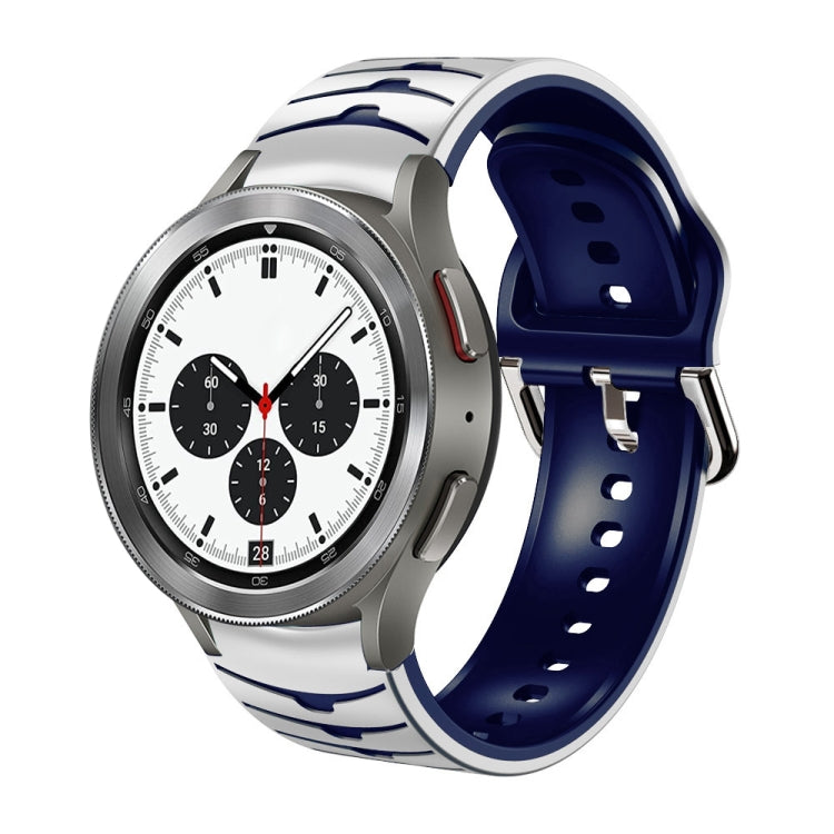 カーブテクスチャー シリコンウォッチバンド、Samsung Galaxy Watch 4 44mm用、Samsung Galaxy Watch 4 40mm用、Samsung Galaxy Watch 4 Classic 42mm用