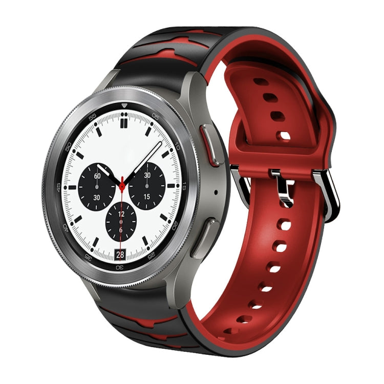 カーブテクスチャー シリコンウォッチバンド、Samsung Galaxy Watch 4 44mm用、Samsung Galaxy Watch 4 40mm用、Samsung Galaxy Watch 4 Classic 42mm用