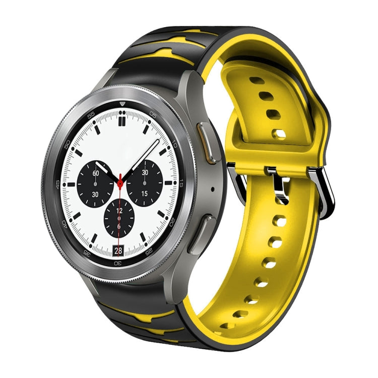 カーブテクスチャー シリコンウォッチバンド、Samsung Galaxy Watch 4 44mm用、Samsung Galaxy Watch 4 40mm用、Samsung Galaxy Watch 4 Classic 42mm用