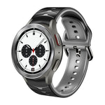 カーブテクスチャー シリコンウォッチバンド、Samsung Galaxy Watch 4 44mm用、Samsung Galaxy Watch 4 40mm用、Samsung Galaxy Watch 4 Classic 42mm用