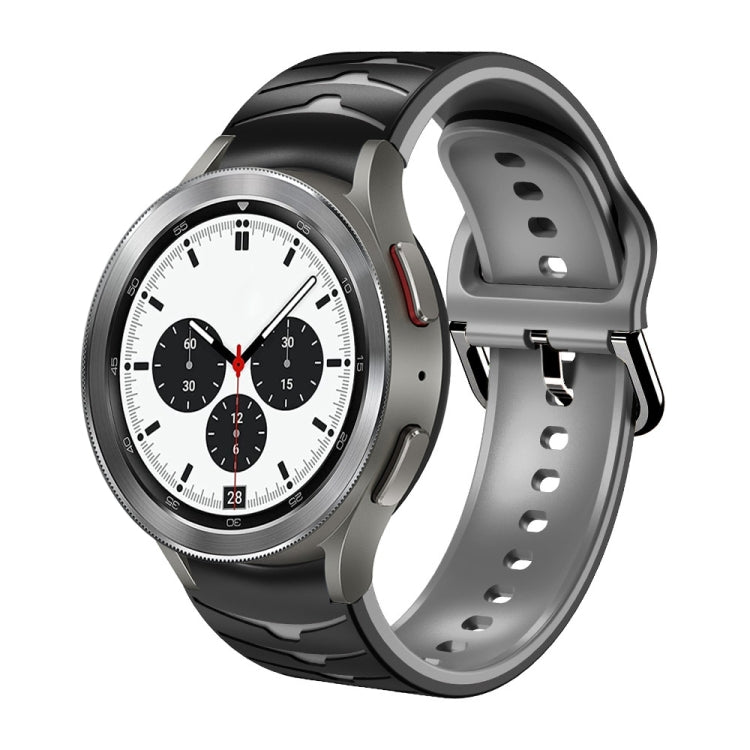 カーブテクスチャー シリコンウォッチバンド、Samsung Galaxy Watch 4 44mm用、Samsung Galaxy Watch 4 40mm用、Samsung Galaxy Watch 4 Classic 42mm用