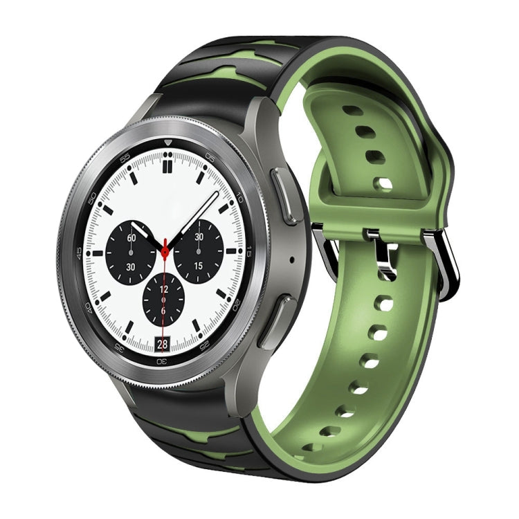 カーブテクスチャー シリコンウォッチバンド、Samsung Galaxy Watch 4 44mm用、Samsung Galaxy Watch 4 40mm用、Samsung Galaxy Watch 4 Classic 42mm用