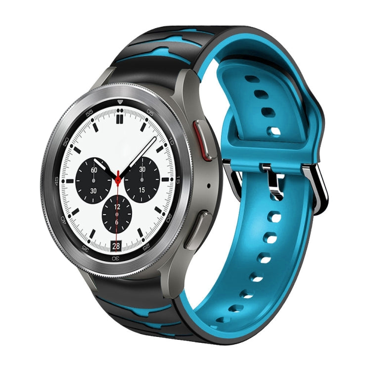カーブテクスチャー シリコンウォッチバンド、Samsung Galaxy Watch 4 44mm用、Samsung Galaxy Watch 4 40mm用、Samsung Galaxy Watch 4 Classic 42mm用