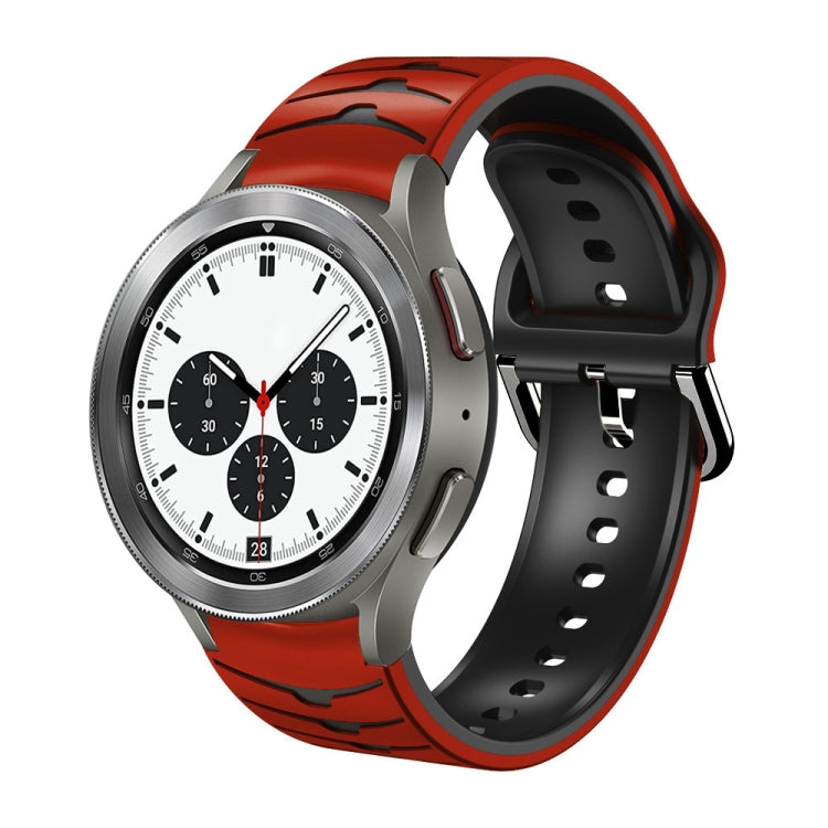 カーブテクスチャー シリコンウォッチバンド、Samsung Galaxy Watch 4 44mm用、Samsung Galaxy Watch 4 40mm用、Samsung Galaxy Watch 4 Classic 42mm用