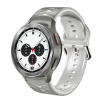 カーブテクスチャー シリコンウォッチバンド、Samsung Galaxy Watch 4 44mm用、Samsung Galaxy Watch 4 40mm用、Samsung Galaxy Watch 4 Classic 42mm用