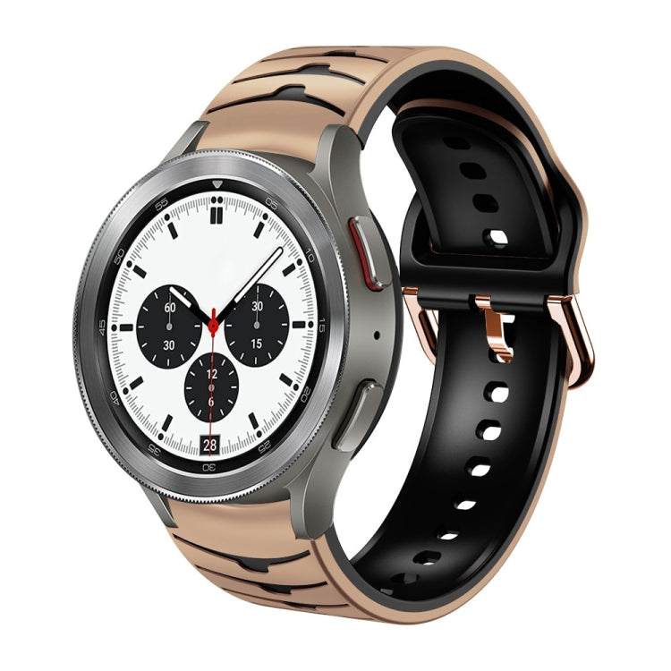カーブテクスチャー シリコンウォッチバンド、Samsung Galaxy Watch 4 44mm用、Samsung Galaxy Watch 4 40mm用、Samsung Galaxy Watch 4 Classic 42mm用