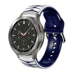 Curved Texture Silicone Watch Band, For Samsung  Galaxy Watch 4 Classic 46mm