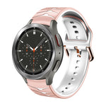 Curved Texture Silicone Watch Band, For Samsung  Galaxy Watch 4 Classic 46mm