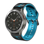 Curved Texture Silicone Watch Band, For Samsung  Galaxy Watch 4 Classic 46mm