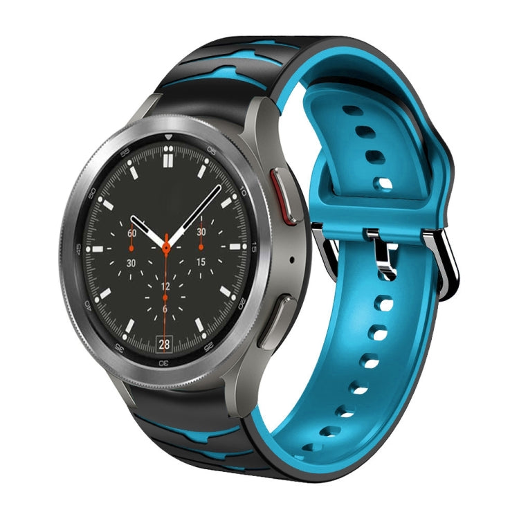 Curved Texture Silicone Watch Band, For Samsung  Galaxy Watch 4 Classic 46mm