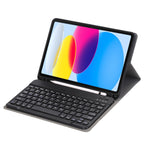 iPad第10世代 10.9インチ 2022 ケース 超薄型 着脱式 ワイヤレス Bluetooth タブレットキーボード レザーカバー ペンホルダー付き