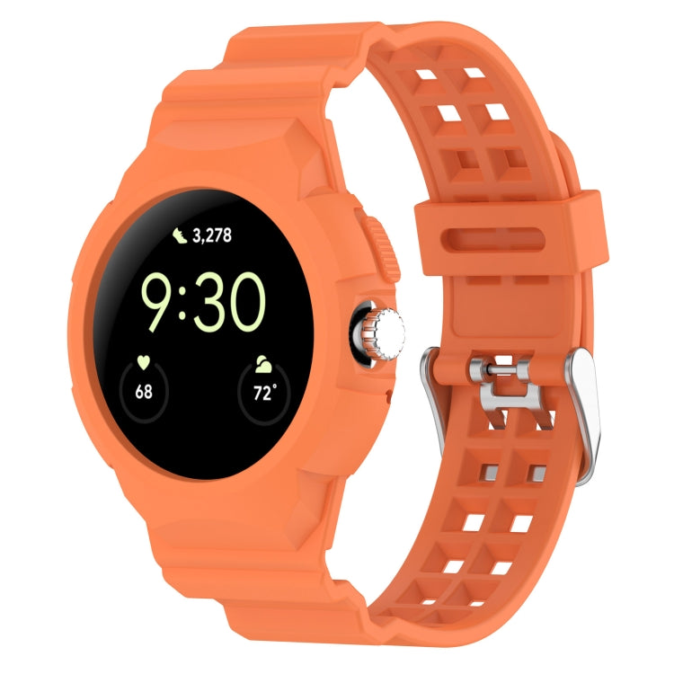 一体型完全密閉シリコンウォッチバンド Google Pixel Watch 用