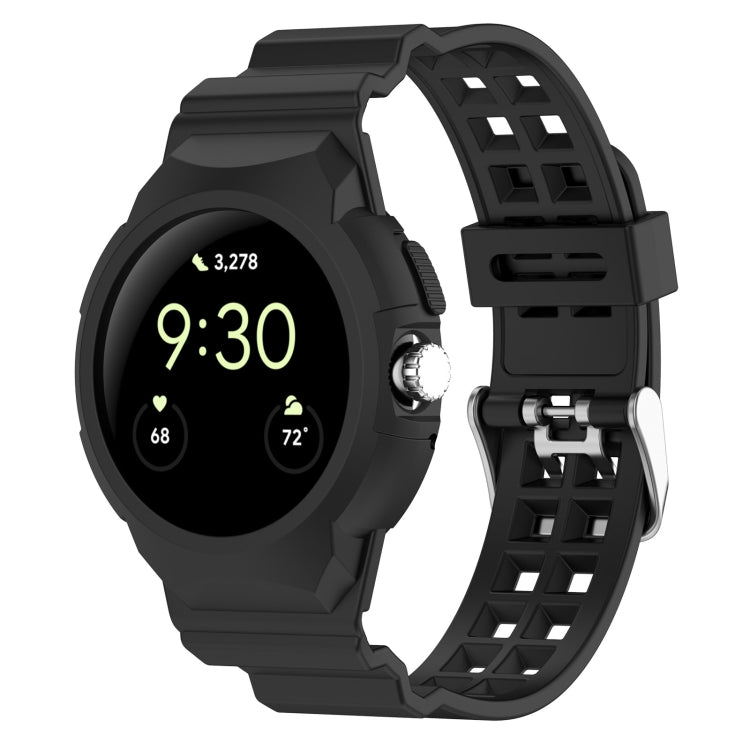 一体型完全密閉シリコンウォッチバンド Google Pixel Watch 用