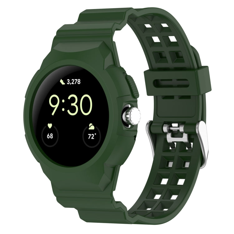 一体型完全密閉シリコンウォッチバンド Google Pixel Watch 用
