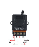 AC 220V 30A チャンネル高出力低消費ユニバーサル産業用リフター制御ワイヤレスリモコンスイッチ