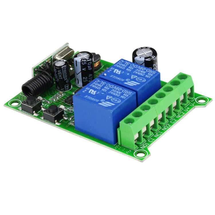 DC 12V 24V 48V 汎用電動ドア RFワイヤレスリモートコントロールリレーレシーバーセット
