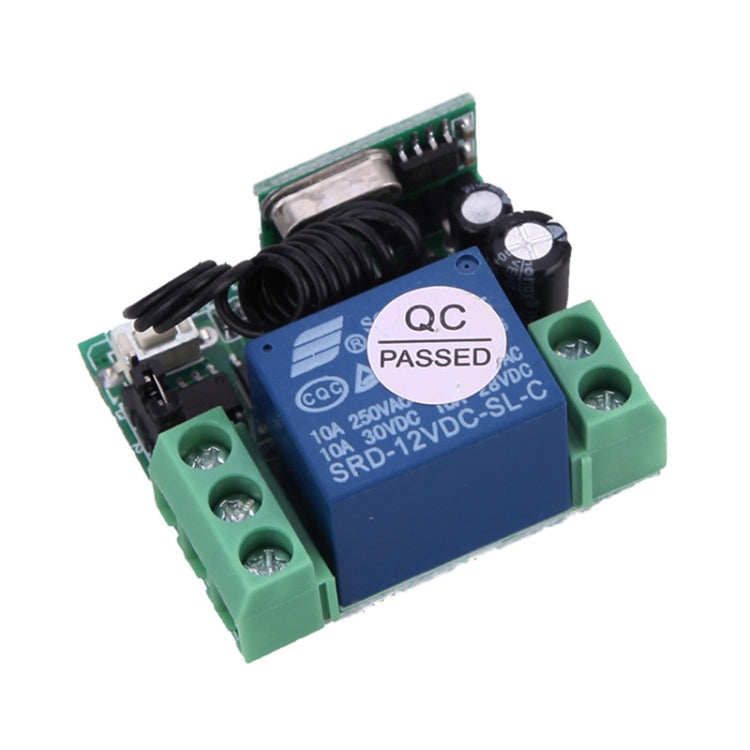 12V 10A RFワイヤレスリモートコントロールスイッチ 1CHリレーレシーバー