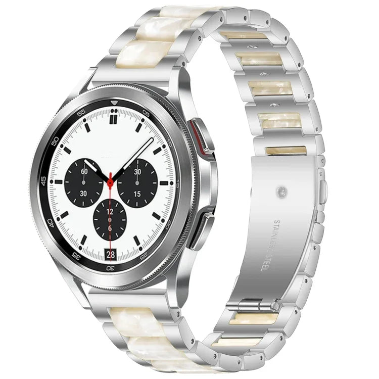 インタービードレジンメタルウォッチバンド、Galaxy Watch 4 Classic 42 / 46mm用