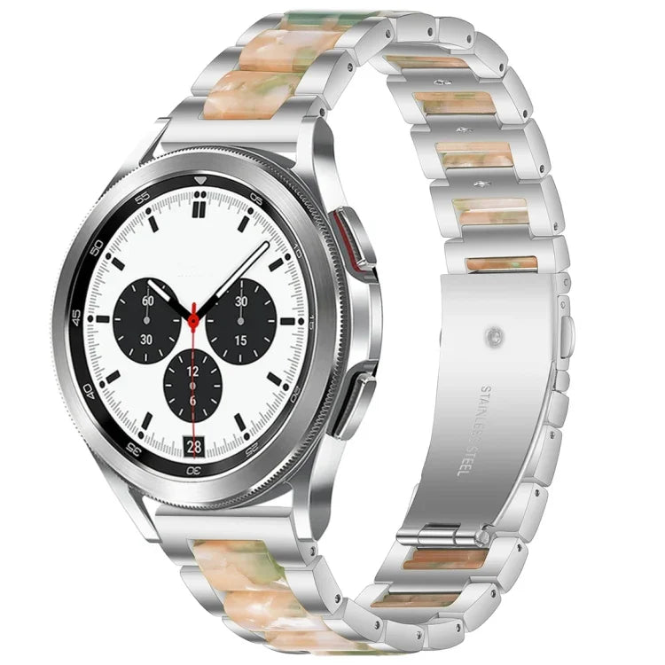 インタービードレジンメタルウォッチバンド、Galaxy Watch 4 Classic 42 / 46mm用