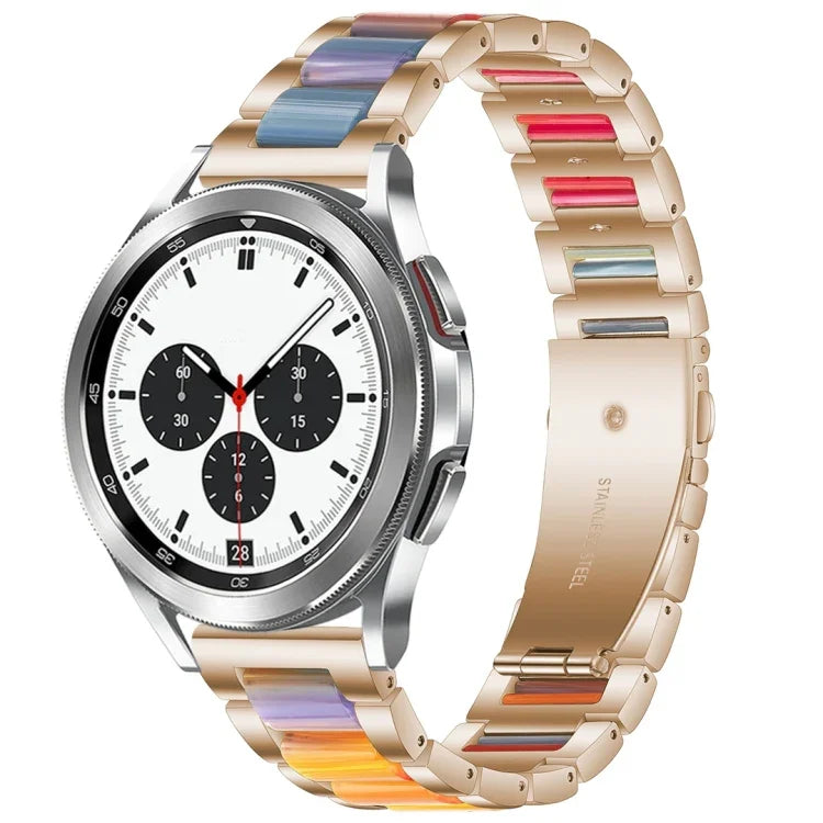 インタービードレジンメタルウォッチバンド、Galaxy Watch 4 Classic 42 / 46mm用