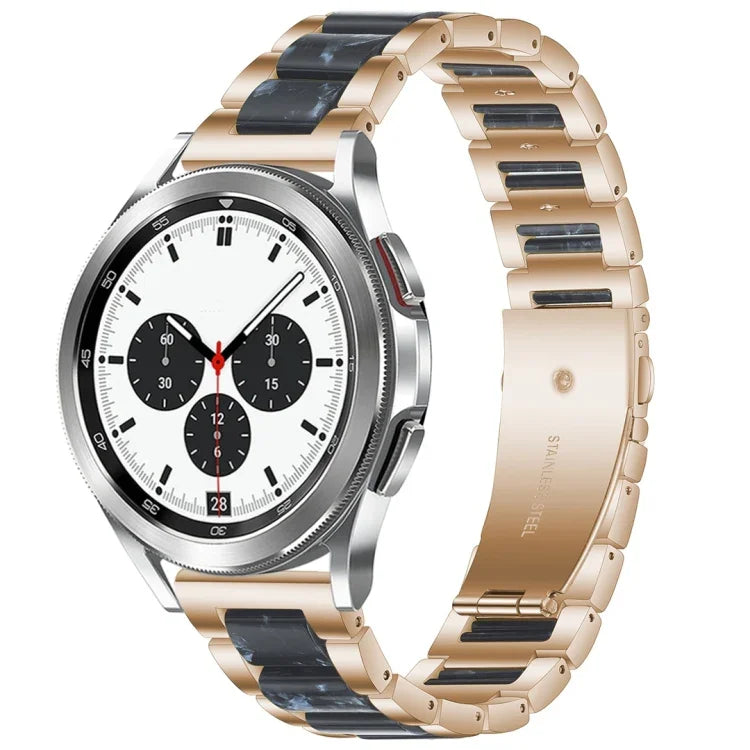 インタービードレジンメタルウォッチバンド、Galaxy Watch 4 Classic 42 / 46mm用
