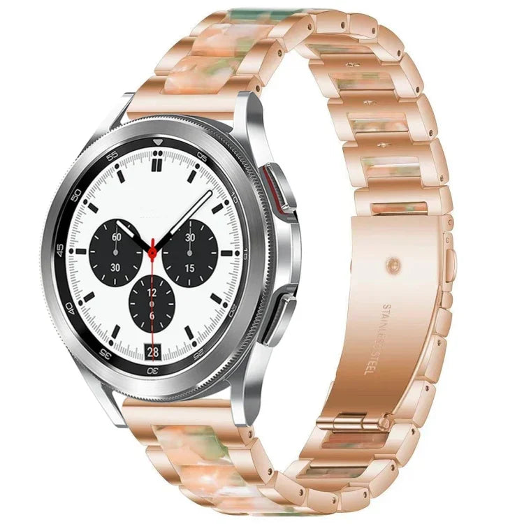 インタービードレジンメタルウォッチバンド、Galaxy Watch 4 Classic 42 / 46mm用