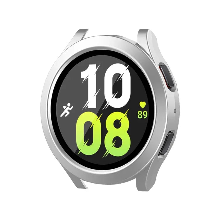 Samsung Galaxy Watch4/5 40mm用 ENKAY Hat-Prince 防水 フルカバレッジ PCフレーム + 9H 強化ガラス ケース