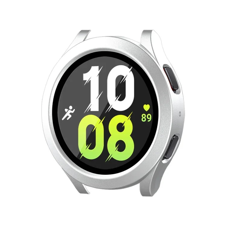Samsung Galaxy Watch4/5 40mm用 ENKAY Hat-Prince 防水 フルカバレッジ PCフレーム + 9H 強化ガラス ケース