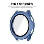 Samsung Galaxy Watch4/5 40mm用 ENKAY Hat-Prince 防水 フルカバレッジ PCフレーム + 9H 強化ガラス ケース